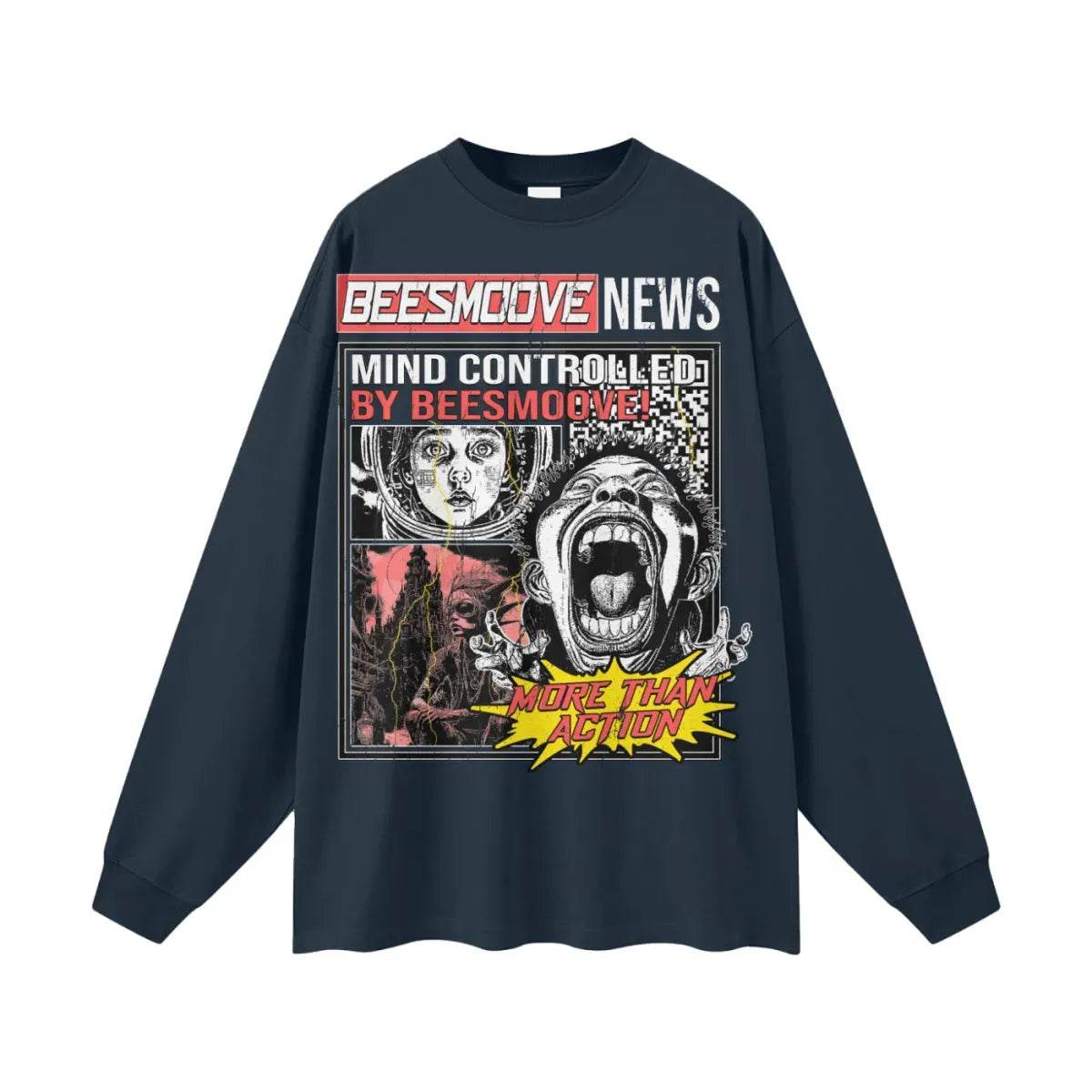 Beesmoove Mind Hive Chronicles Long Sleeve Tee - Beesmoove 