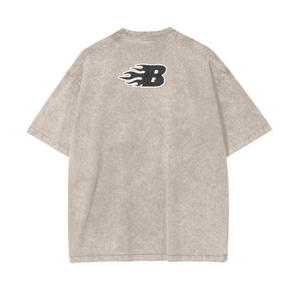 Beesmoove Mind Hive Chronicles Oversize Snow Washed T-Shirt - Beesmoove 