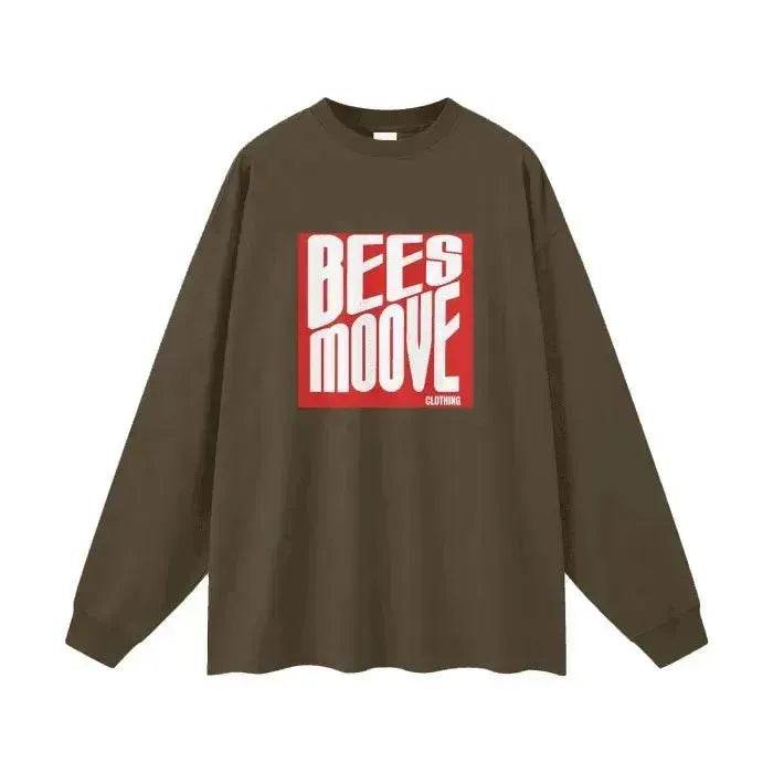 Beesmoove Minimalist Cotton Long Sleeve Tee - Beesmoove 