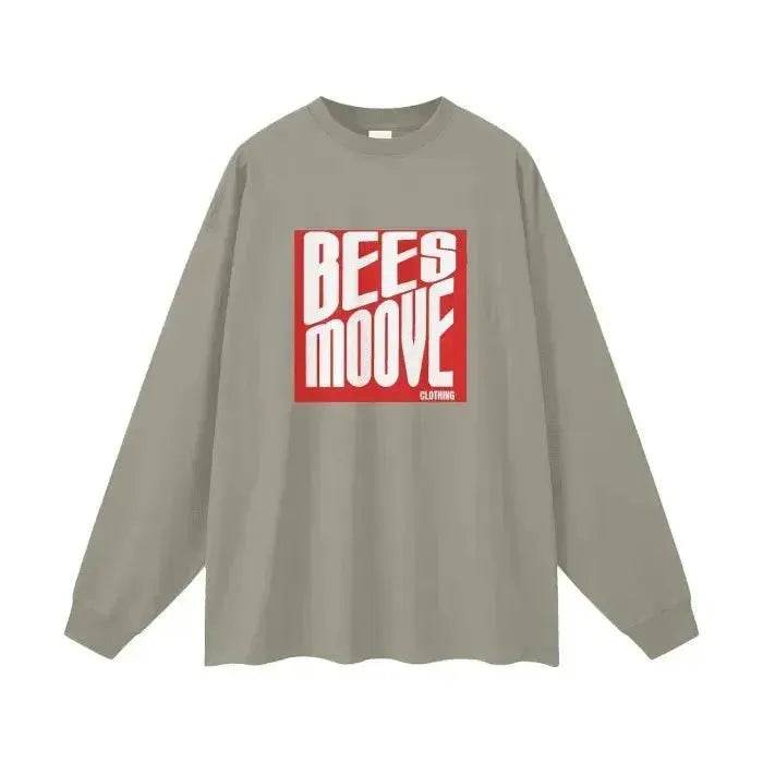 Beesmoove Minimalist Cotton Long Sleeve Tee - Beesmoove 