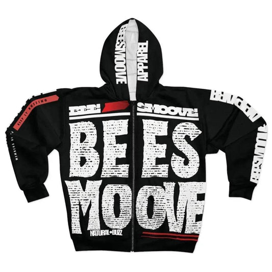 BEESMOOVE Mono Vibe Unisex Zip Hoodie - Beesmoove 