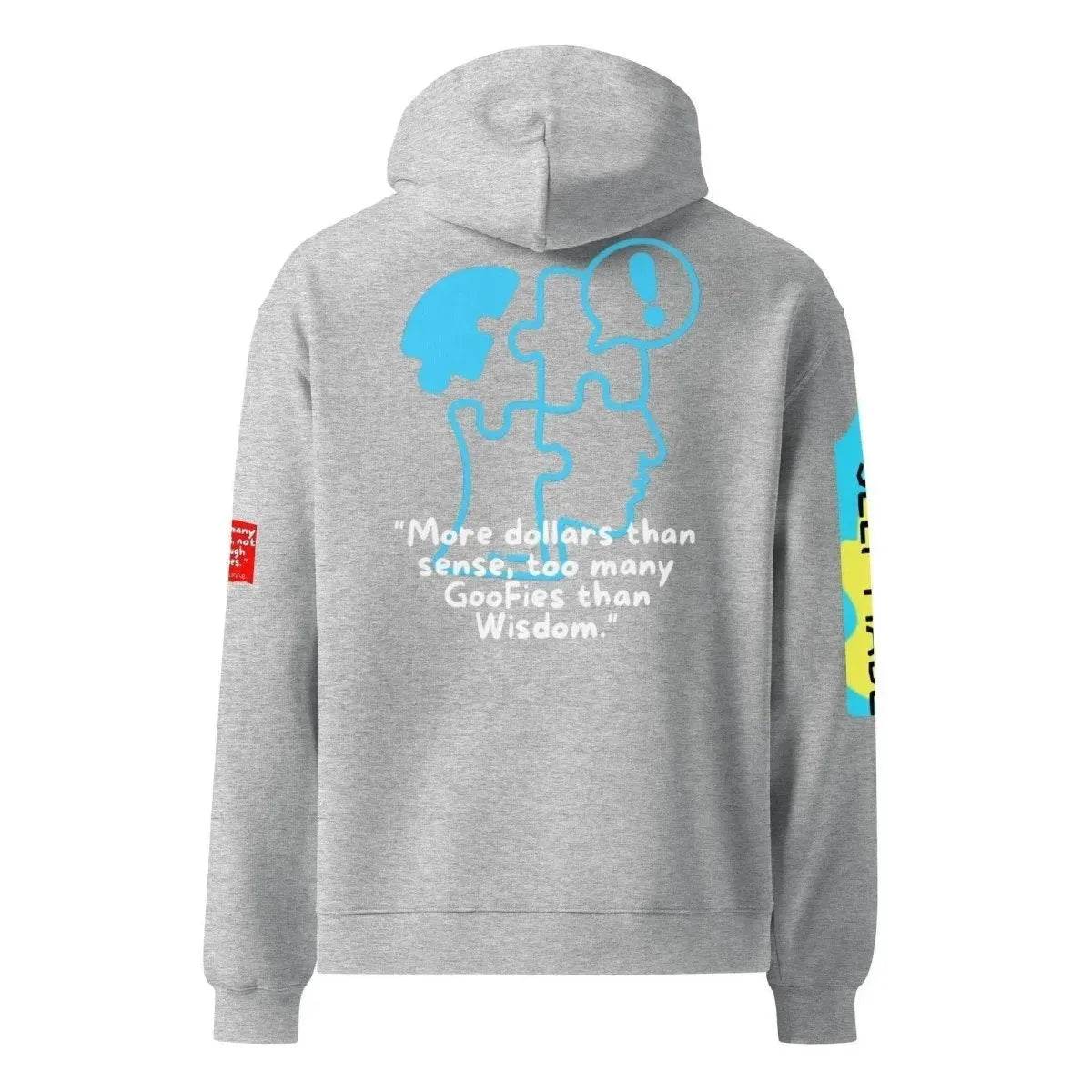 Beesmoove more dollars than sense Unisex oversized hoodie - Beesmoove 
