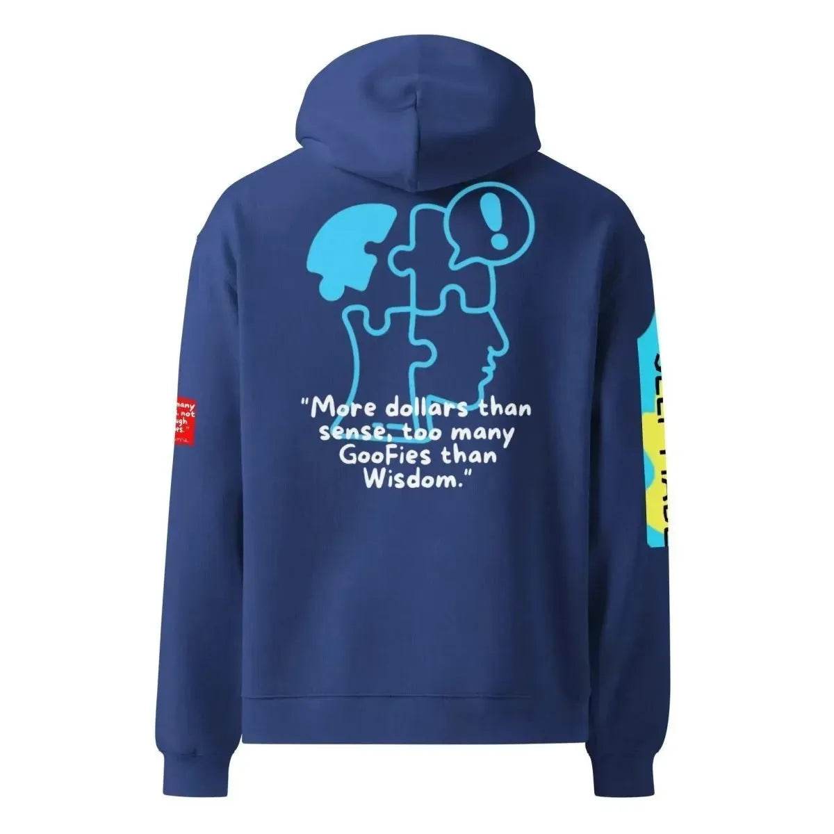 Beesmoove more dollars than sense Unisex oversized hoodie - Beesmoove 