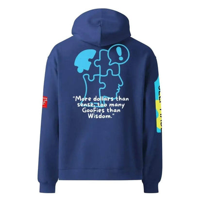 Beesmoove more dollars than sense Unisex oversized hoodie - Beesmoove 