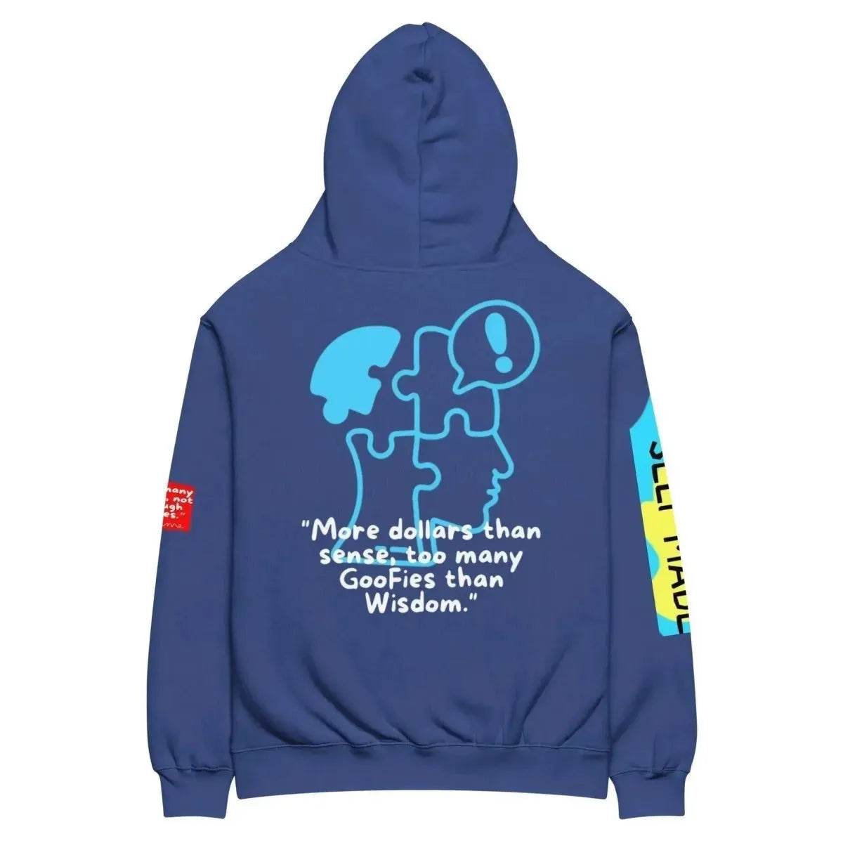 Beesmoove more dollars than sense Unisex oversized hoodie - Beesmoove