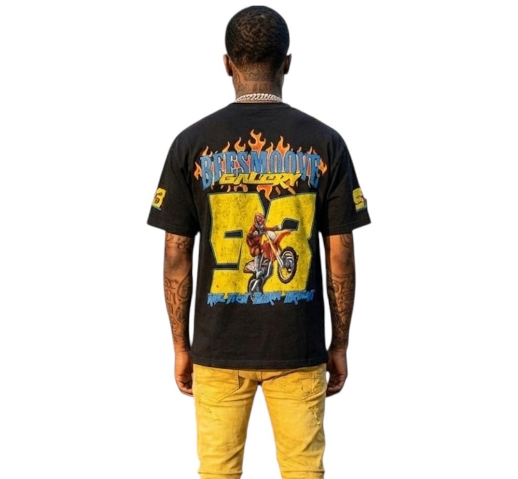 BEESMOOVE Motion Tour ‘98 (throwback) Drop Shoulder T-Shirt - Beesmoove