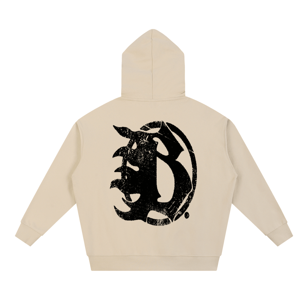 BEESMOOVE Motion unit BLK Essential Heavyweight Hoodie - Beesmoove