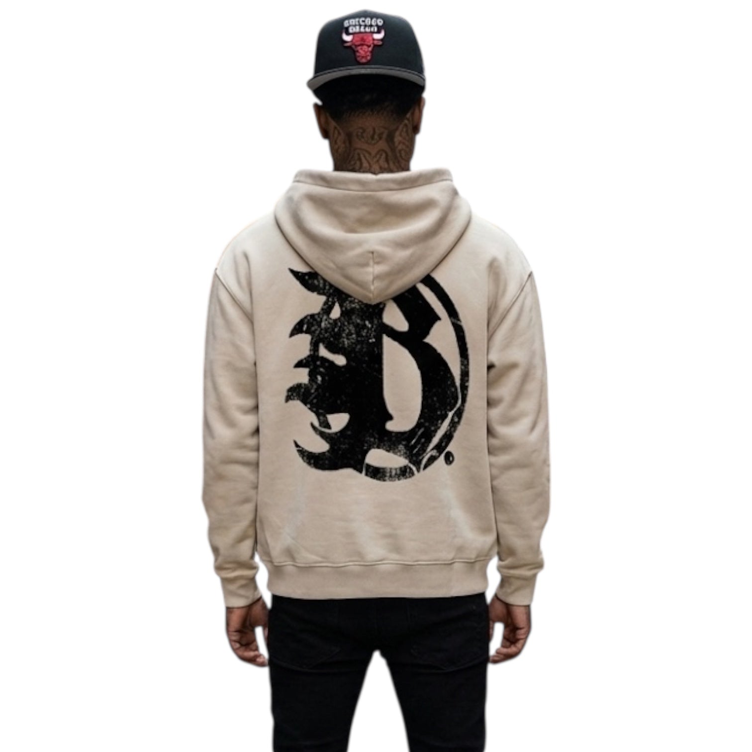 BEESMOOVE Motion unit BLK Essential Heavyweight Hoodie - Beesmoove