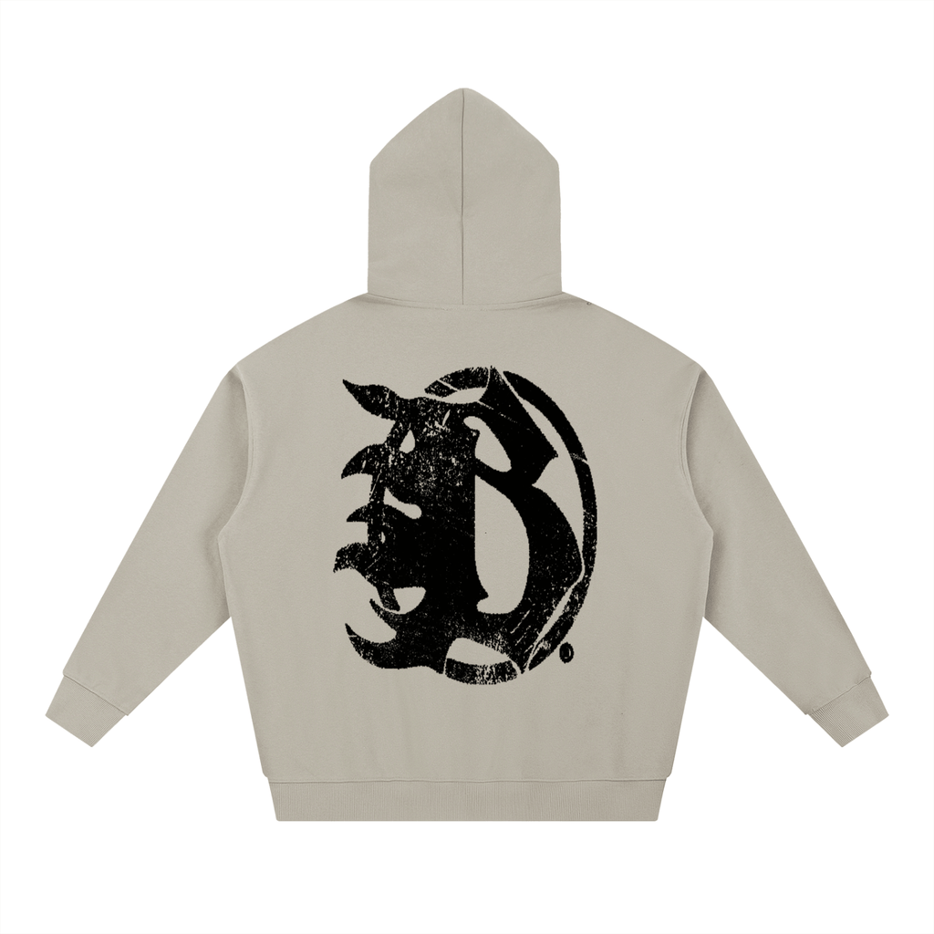 BEESMOOVE Motion unit BLK Essential Heavyweight Hoodie - Beesmoove