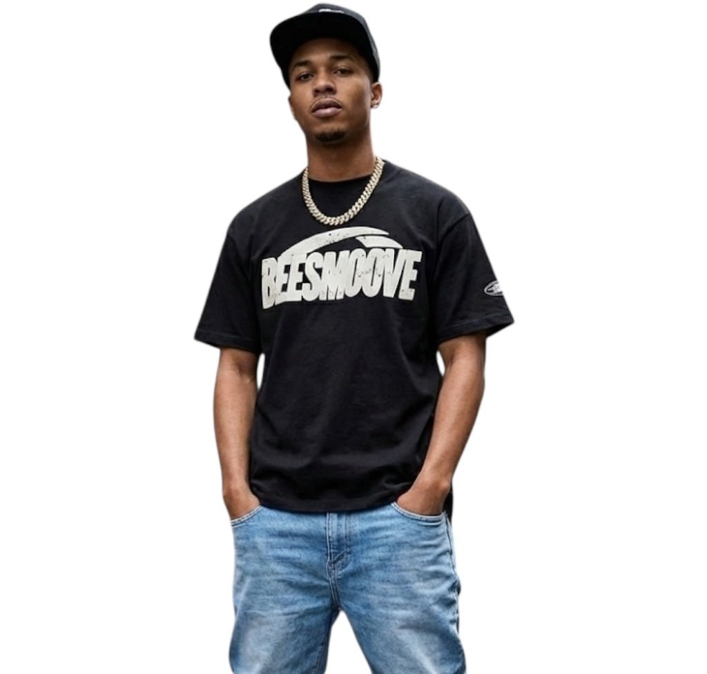 BEESMOOVE Motion Unit Drop Shoulder Cotton T-Shirt - Beesmoove