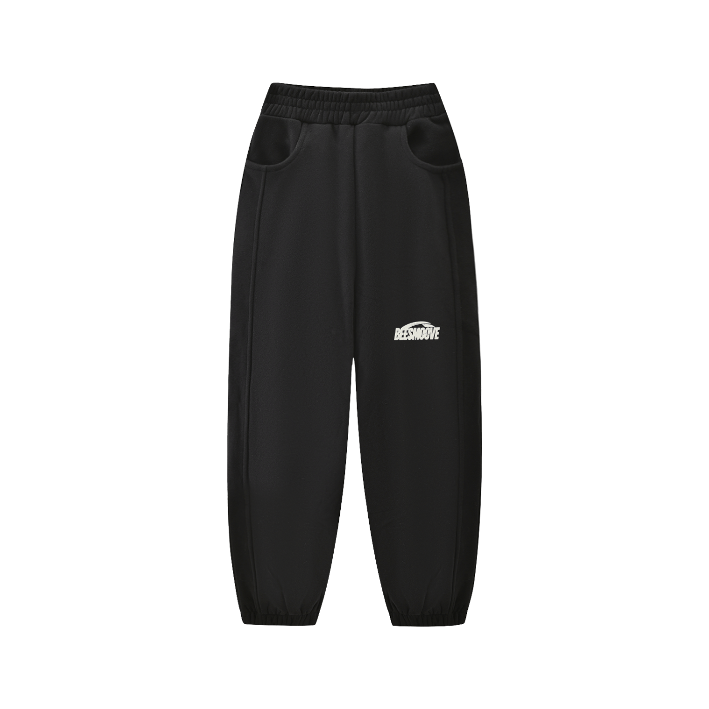 BEESMOOVE Motion unit White Essential Kids' Jogged Sweatpants - Beesmoove