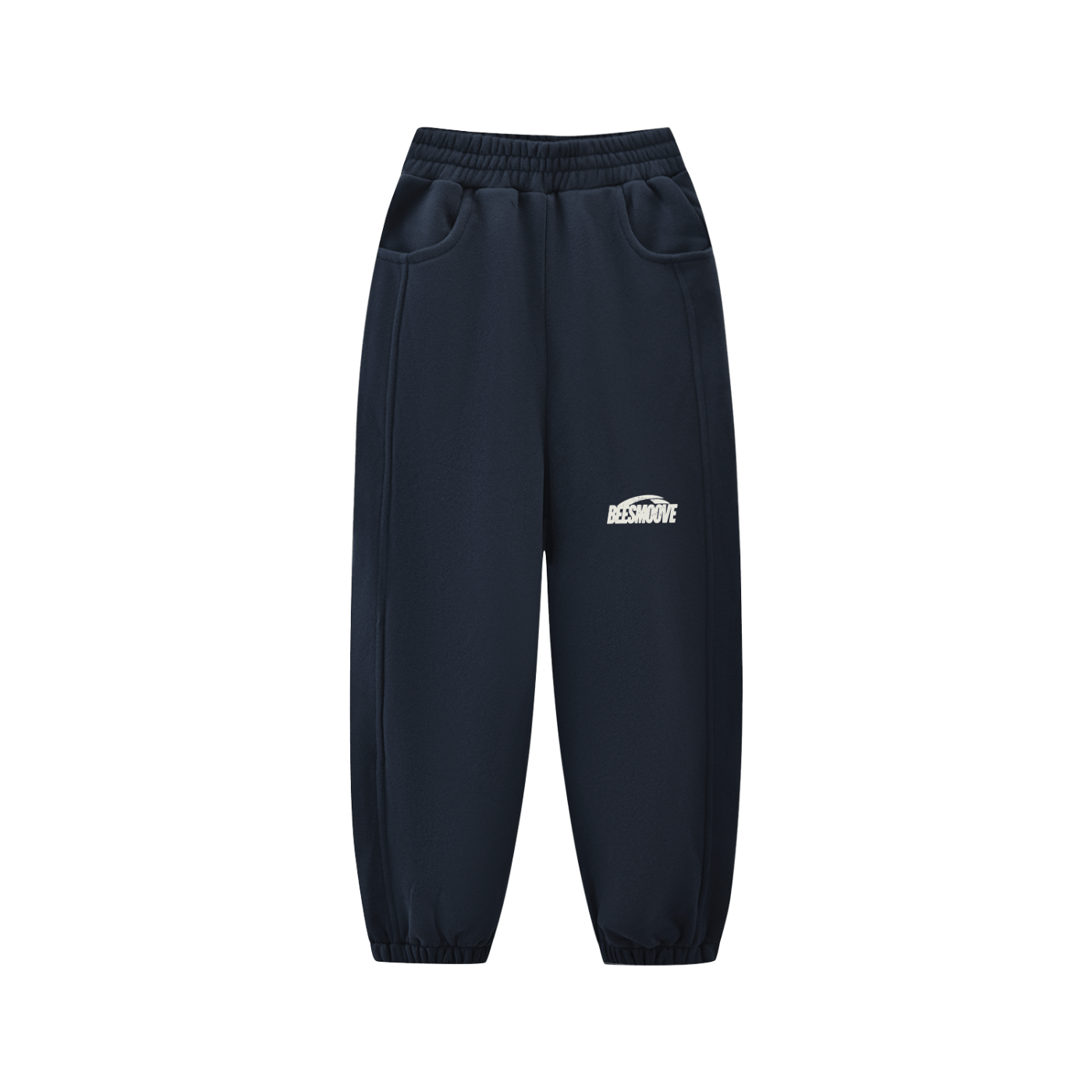 BEESMOOVE Motion unit White Essential Kids' Jogged Sweatpants - Beesmoove