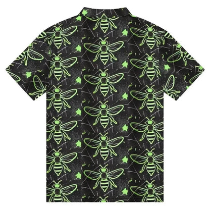 Beesmoove Neon Buzz men’s slim fit polo - Beesmoove 
