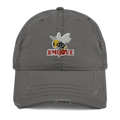 Beesmoove new logo Distressed Dad Hat - Beesmoove 