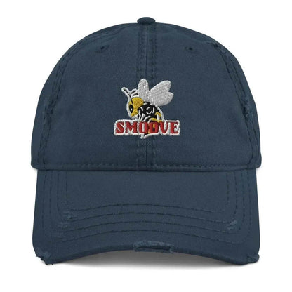 Beesmoove new logo Distressed Dad Hat - Beesmoove 