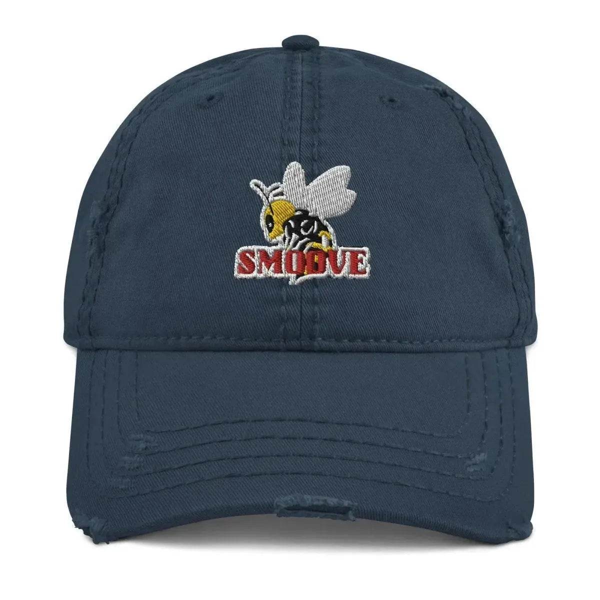 Beesmoove new logo Distressed Dad Hat - Beesmoove