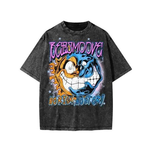 Beesmoove No Risk NO Story Washed Kids' T-shirt - Beesmoove 
