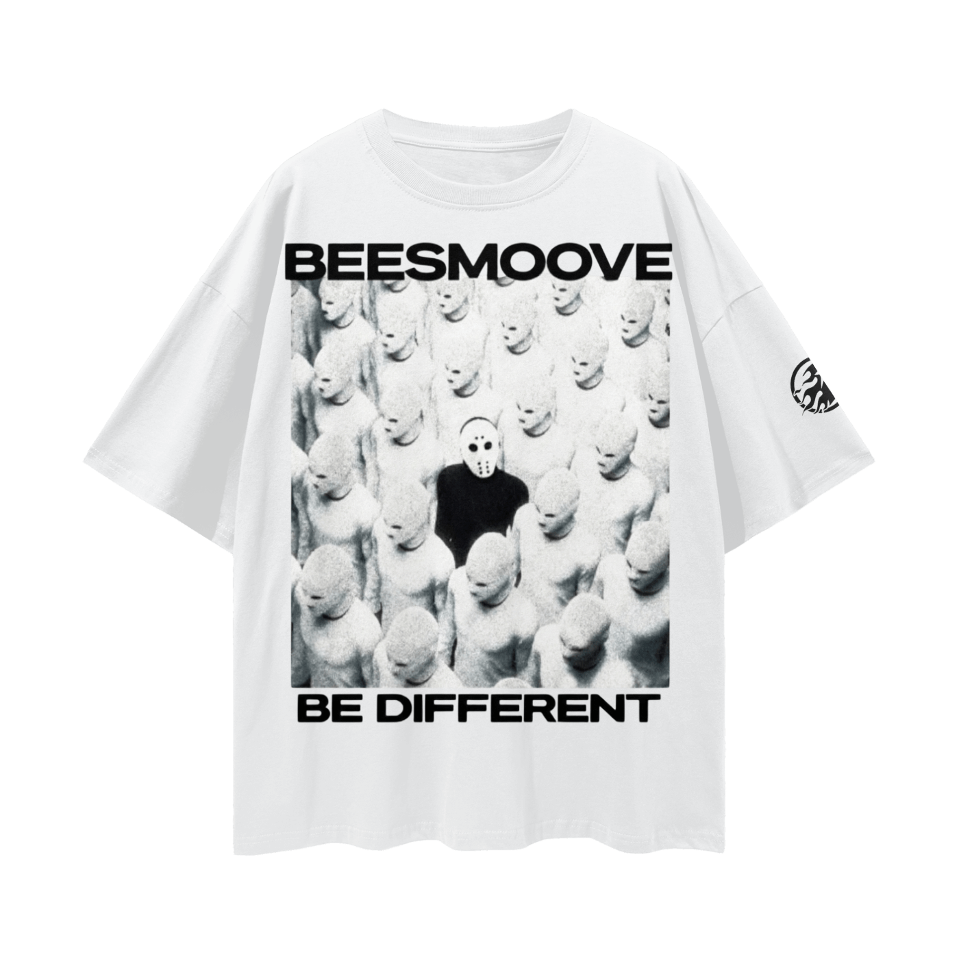 BEESMOOVE OUTCAST ENERGY Loose Drop Shoulder T-Shirt - Beesmoove