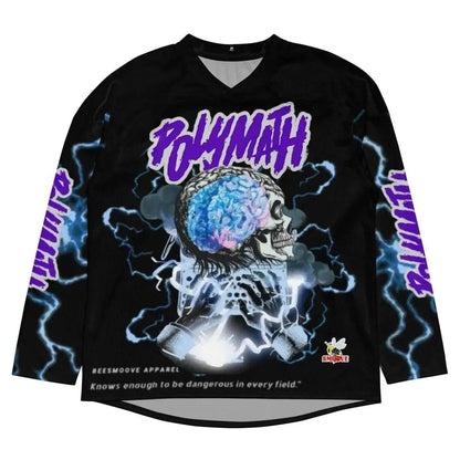 Beesmoove polymath black Recycled hockey fan jersey - Beesmoove 