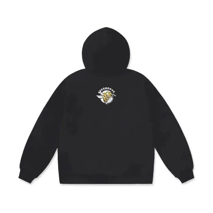 Beesmoove pulse effect Heavyweight Fleece Hoodie - Beesmoove 