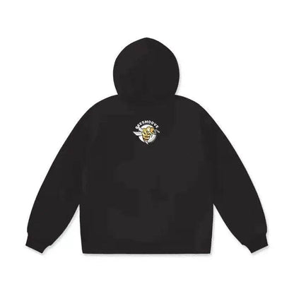 Beesmoove pulse effect Heavyweight Fleece Hoodie - Beesmoove 