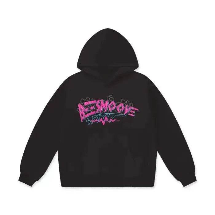 Beesmoove pulse effect Heavyweight Fleece Hoodie - Beesmoove 
