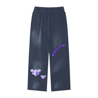 Beesmoove Purple Loyalty Effortless Athleisure Sweatpants - Beesmoove 