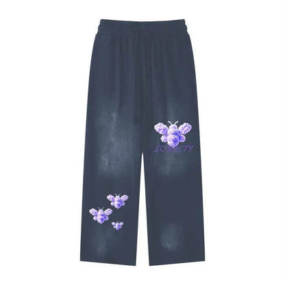 Beesmoove Purple Loyalty Effortless Athleisure Sweatpants - Beesmoove 
