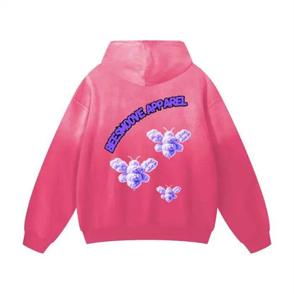 Beesmoove Purple Loyalty Oversized Hoodie - Beesmoove 