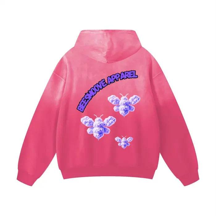 Beesmoove Purple Loyalty Oversized Hoodie - Beesmoove