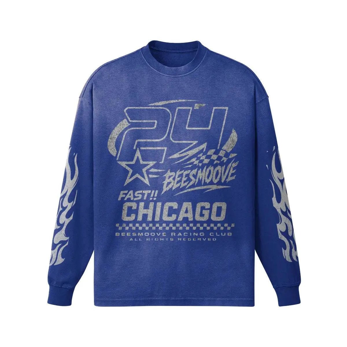 BEESMOOVE RACING CHICAGO HEAT CREWNECK - Beesmoove