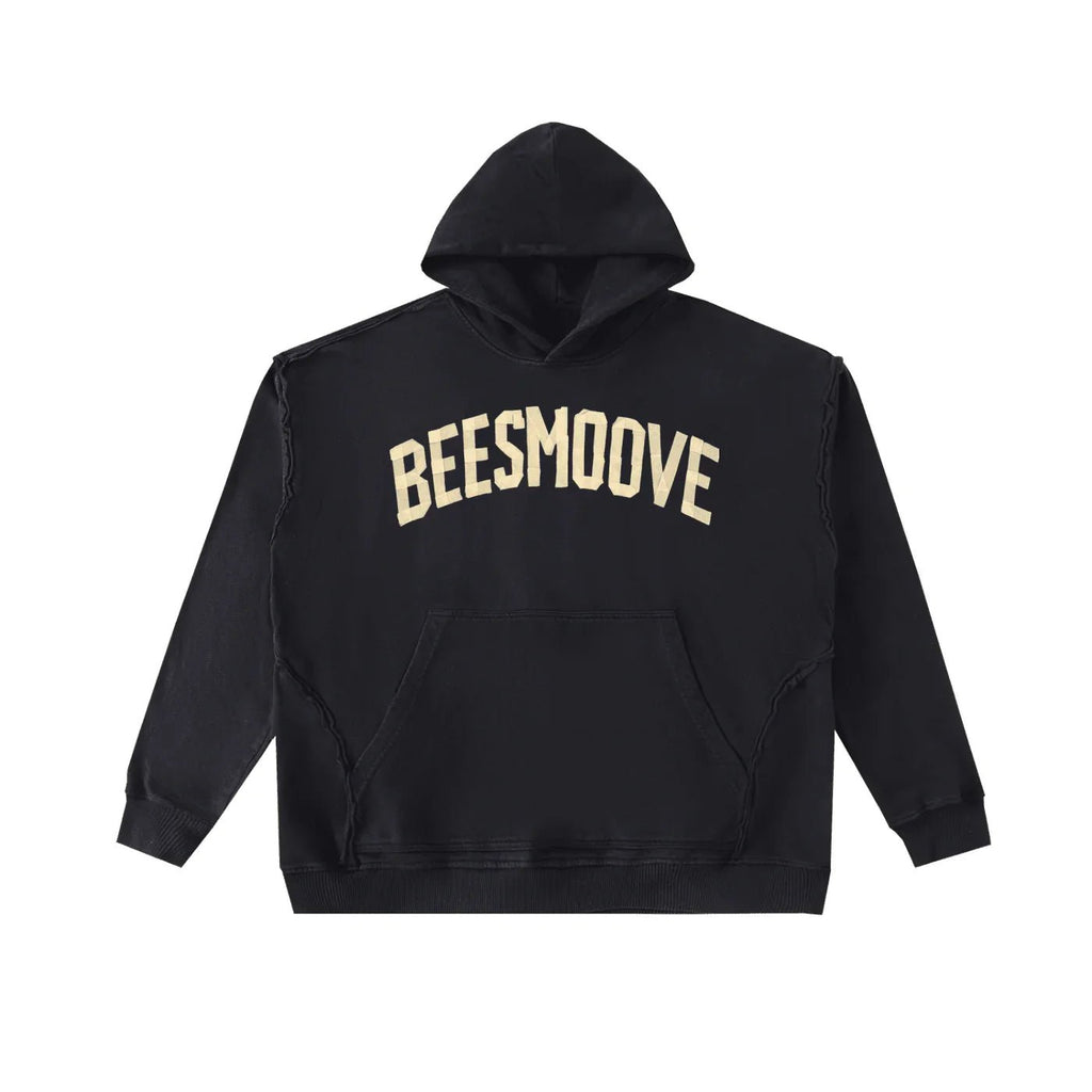 BEESMOOVE Raw - Seam Enzyme Washed Hoodie - Beesmoove