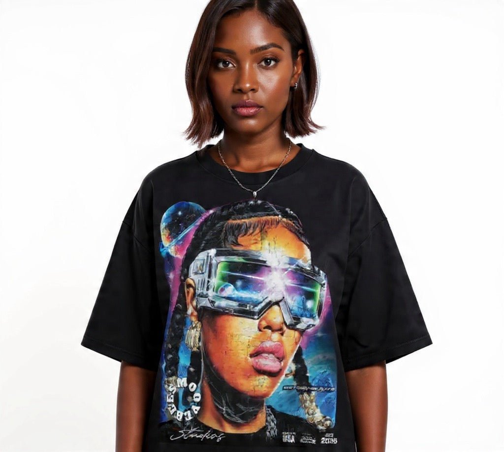 BEESMOOVE REALITY BENDS Loose Drop Shoulder T-Shirt - Beesmoove