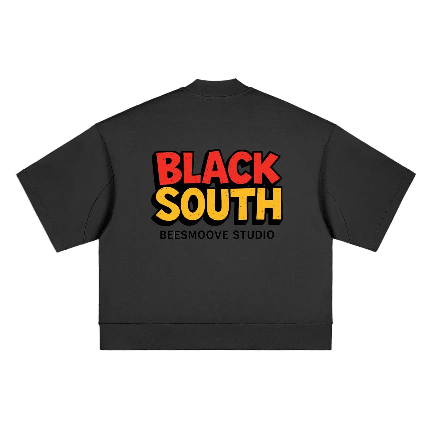 BEESMOOVE RTS Terrell Oversized Mock Neck T-shirt - Beesmoove