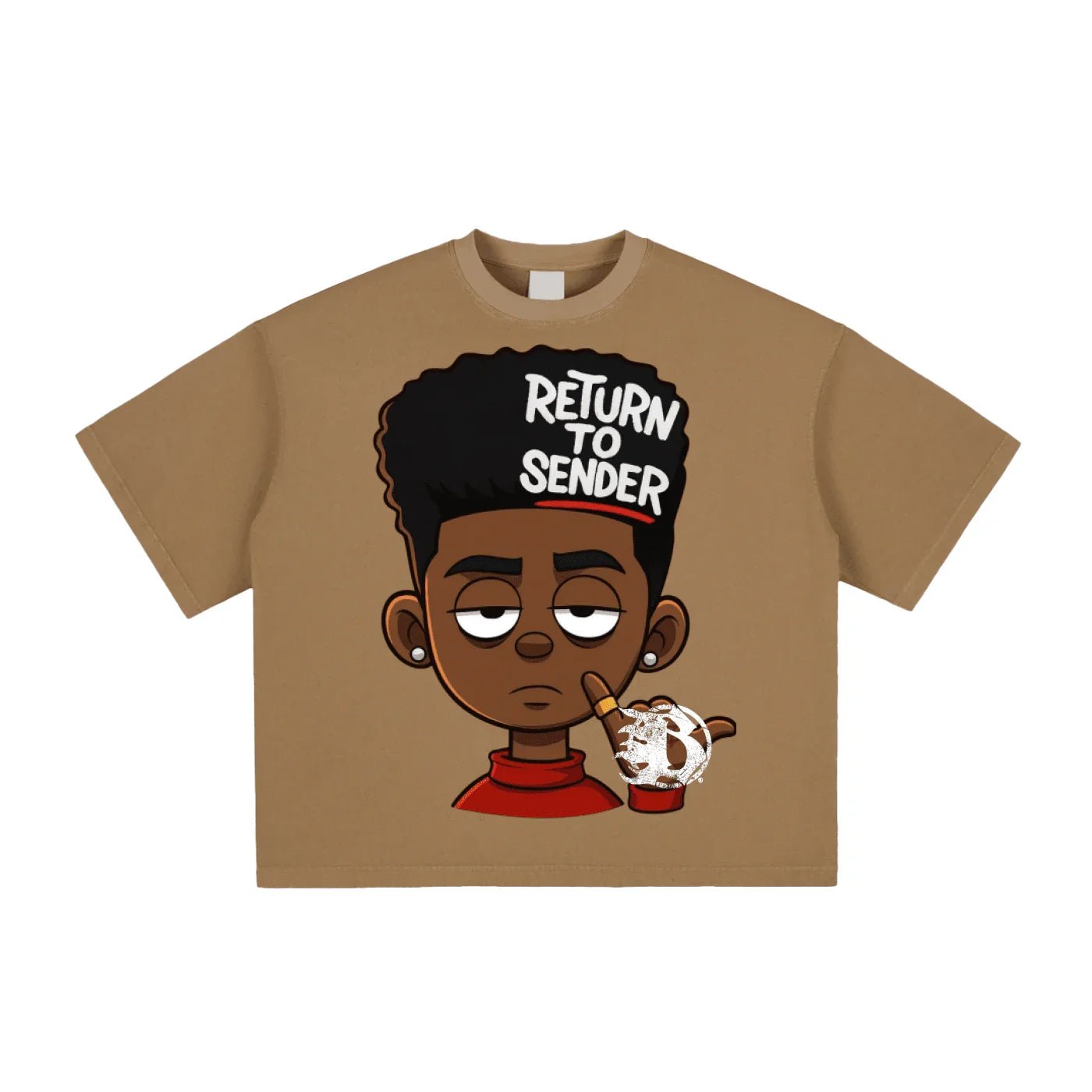 BEESMOOVE RTS Terrell Washed Boxy T-Shirt - Beesmoove