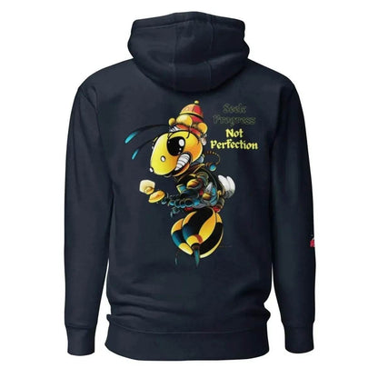 Beesmoove Seek Progress Not Perfection Unisex Hoodie - Beesmoove 