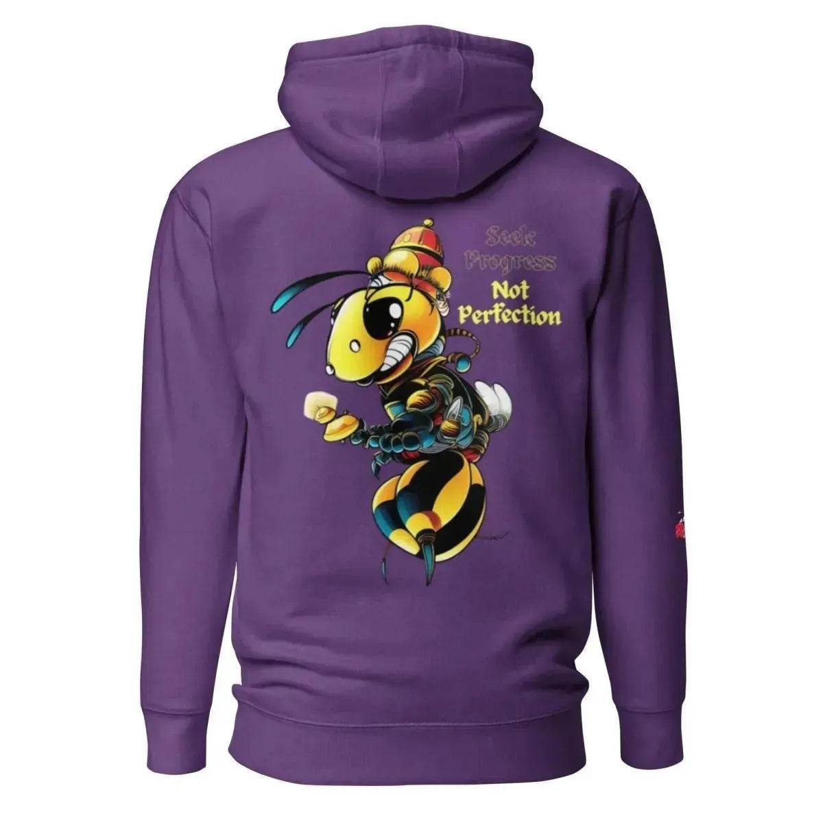 Beesmoove Seek Progress Not Perfection Unisex Hoodie - Beesmoove 