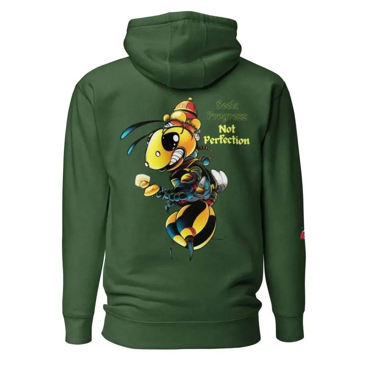 Beesmoove Seek Progress Not Perfection Unisex Hoodie - Beesmoove 