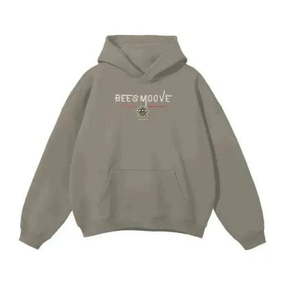 Beesmoove Signal Oversized Solid Color Fleece Hoodie - Beesmoove 