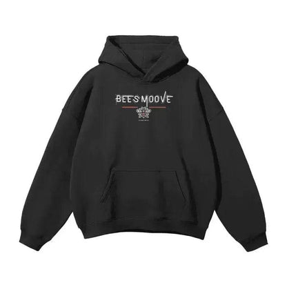 Beesmoove Signal Oversized Solid Color Fleece Hoodie - Beesmoove 