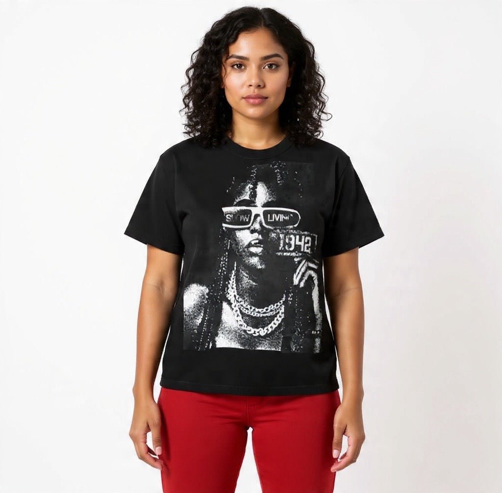 BEESMOOVE Slow Livin’ 1942 Cotton T-Shirt - Beesmoove