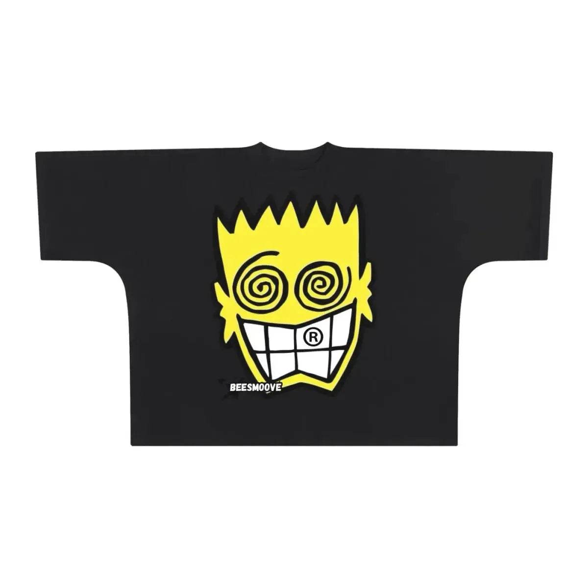 Beesmoove Smiley Frenzy Oversize Boxy Tee - Beesmoove 