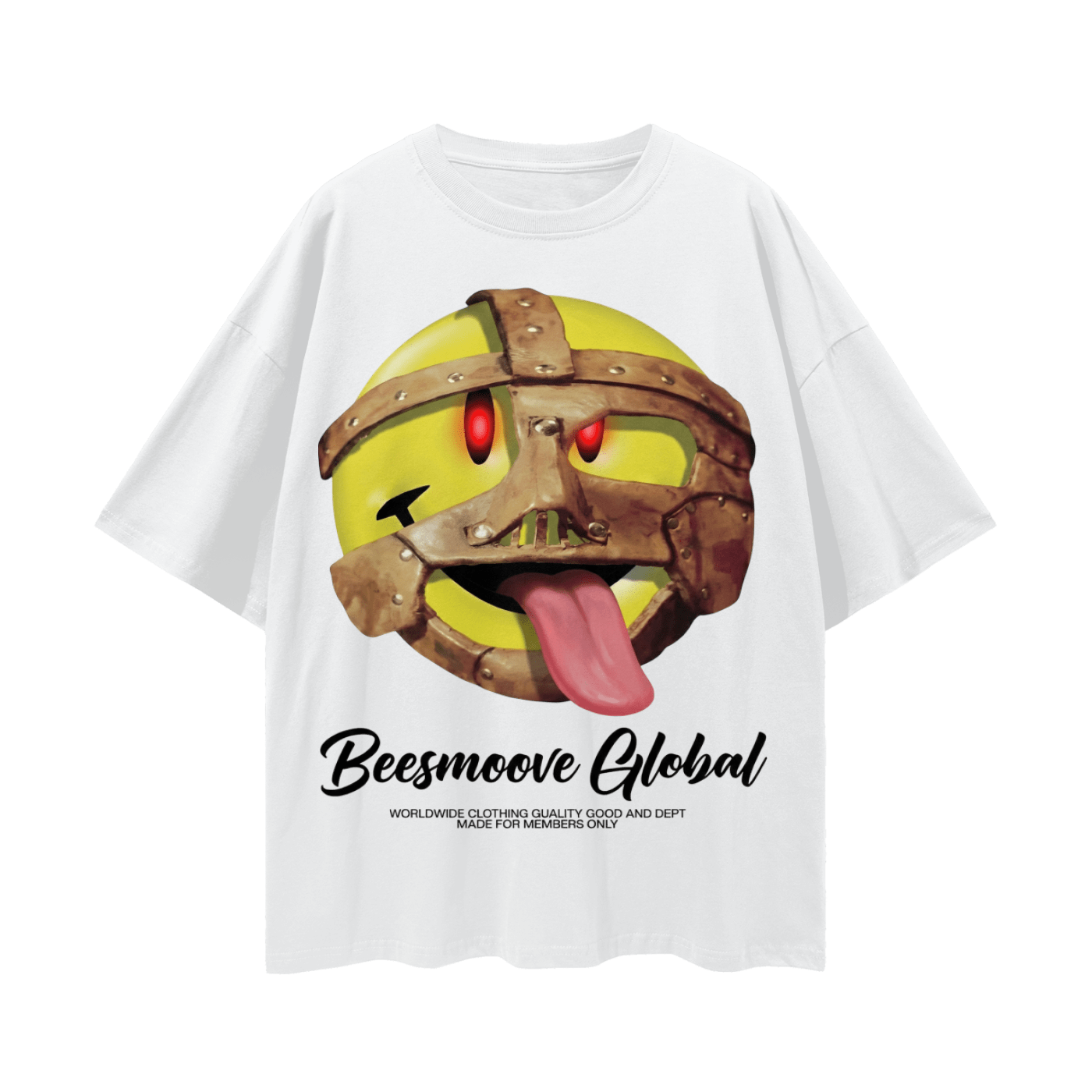 BEESMOOVE SMOOVEWORLD Loose Drop Shoulder T-Shirt - Beesmoove