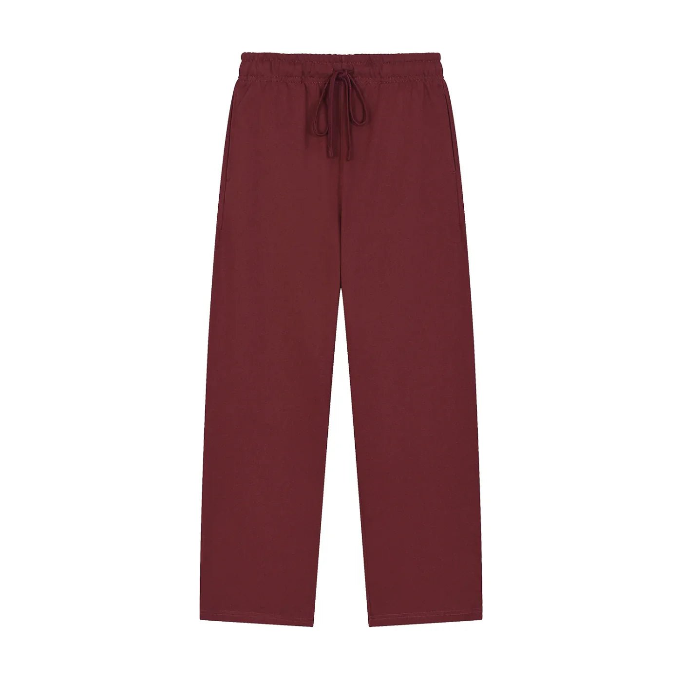 BEESMOOVE Solid Color Straight - Leg Sweatpants - Beesmoove