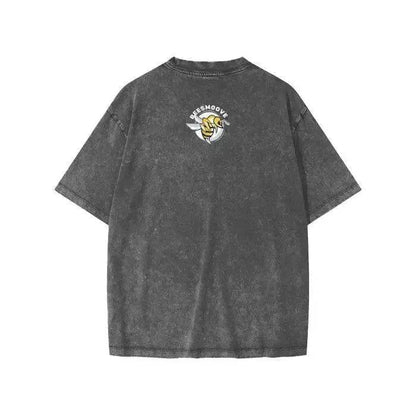 Beesmoove Splat Impact Kids Vintage Washed T-Shirt - Beesmoove 