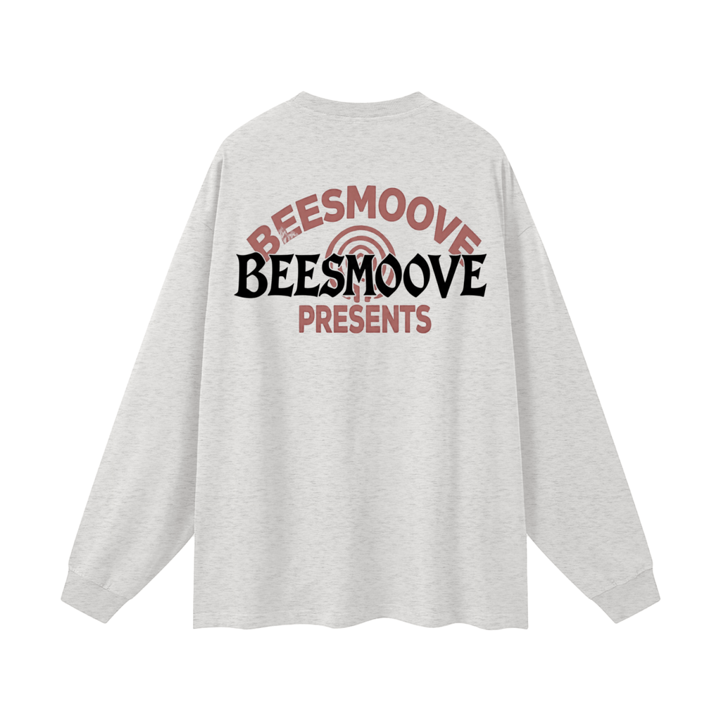 BEESMOOVE Stay Aware Oversized Long Sleeve T-Shirt - Beesmoove