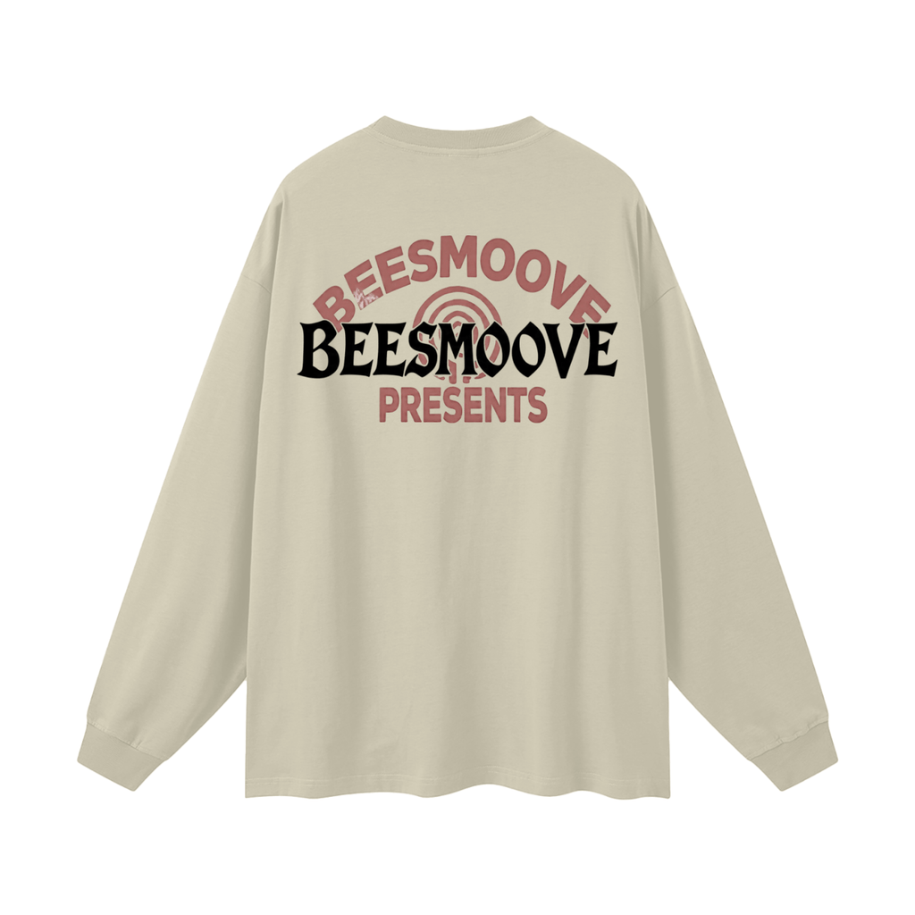 BEESMOOVE Stay Aware Oversized Long Sleeve T-Shirt - Beesmoove