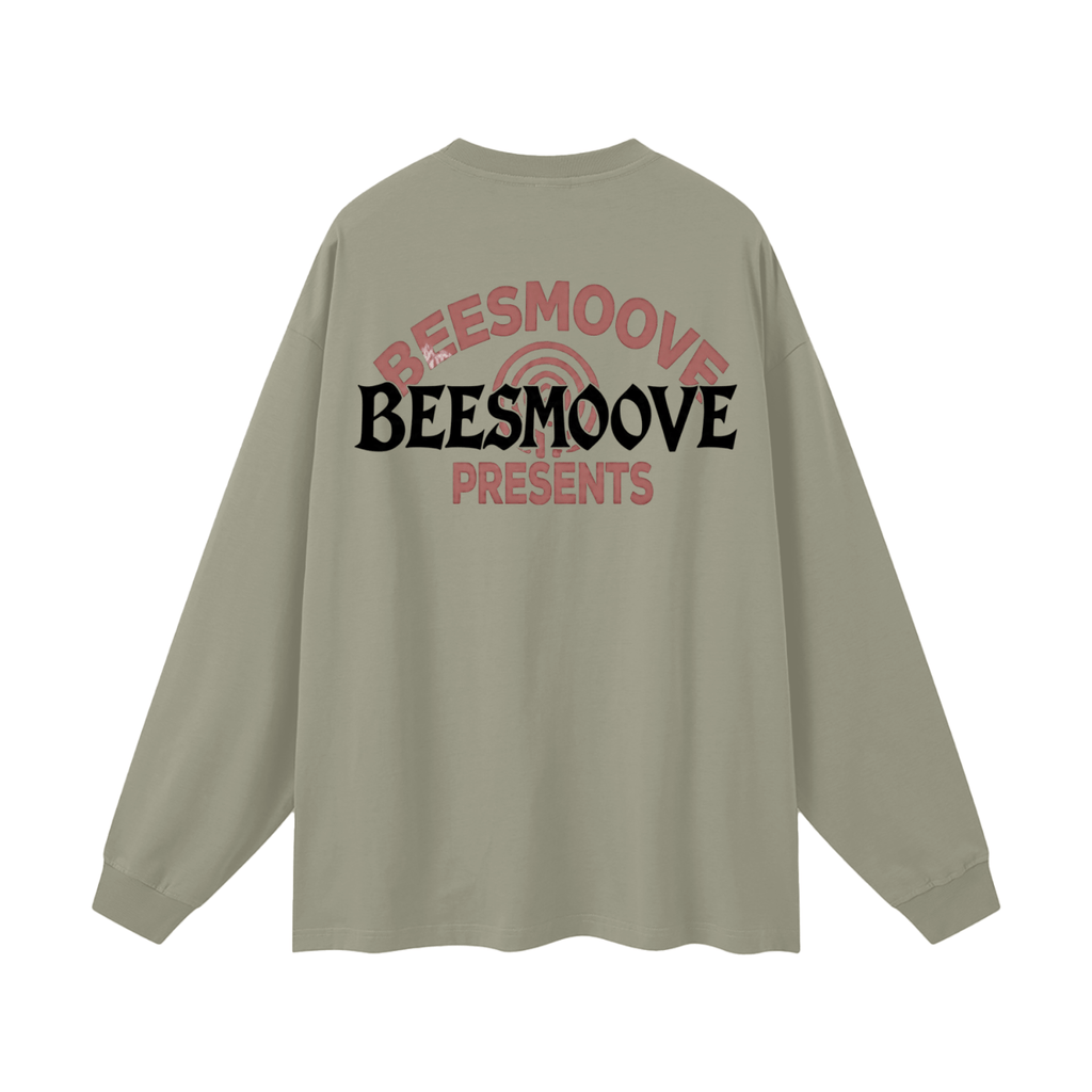 BEESMOOVE Stay Aware Oversized Long Sleeve T-Shirt - Beesmoove
