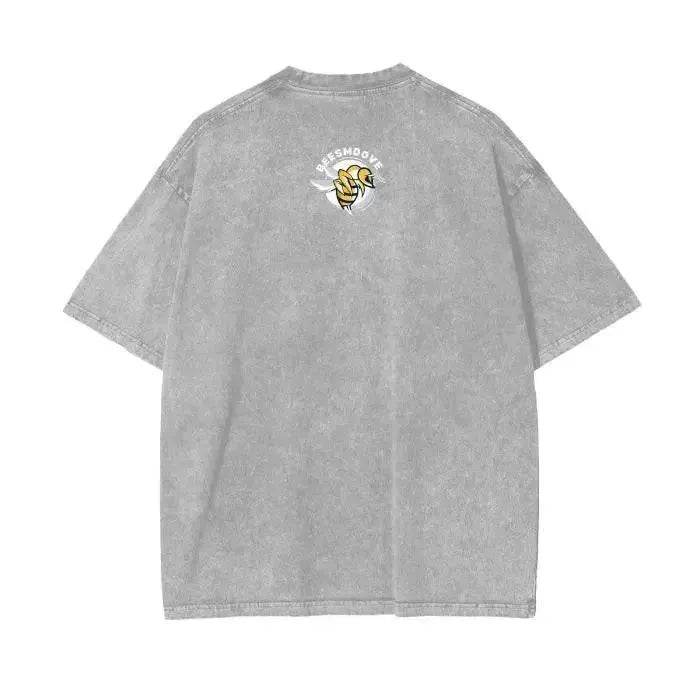 Beesmoove Stay Curious Question Everything Wash Oversize T-Shirt - Beesmoove 