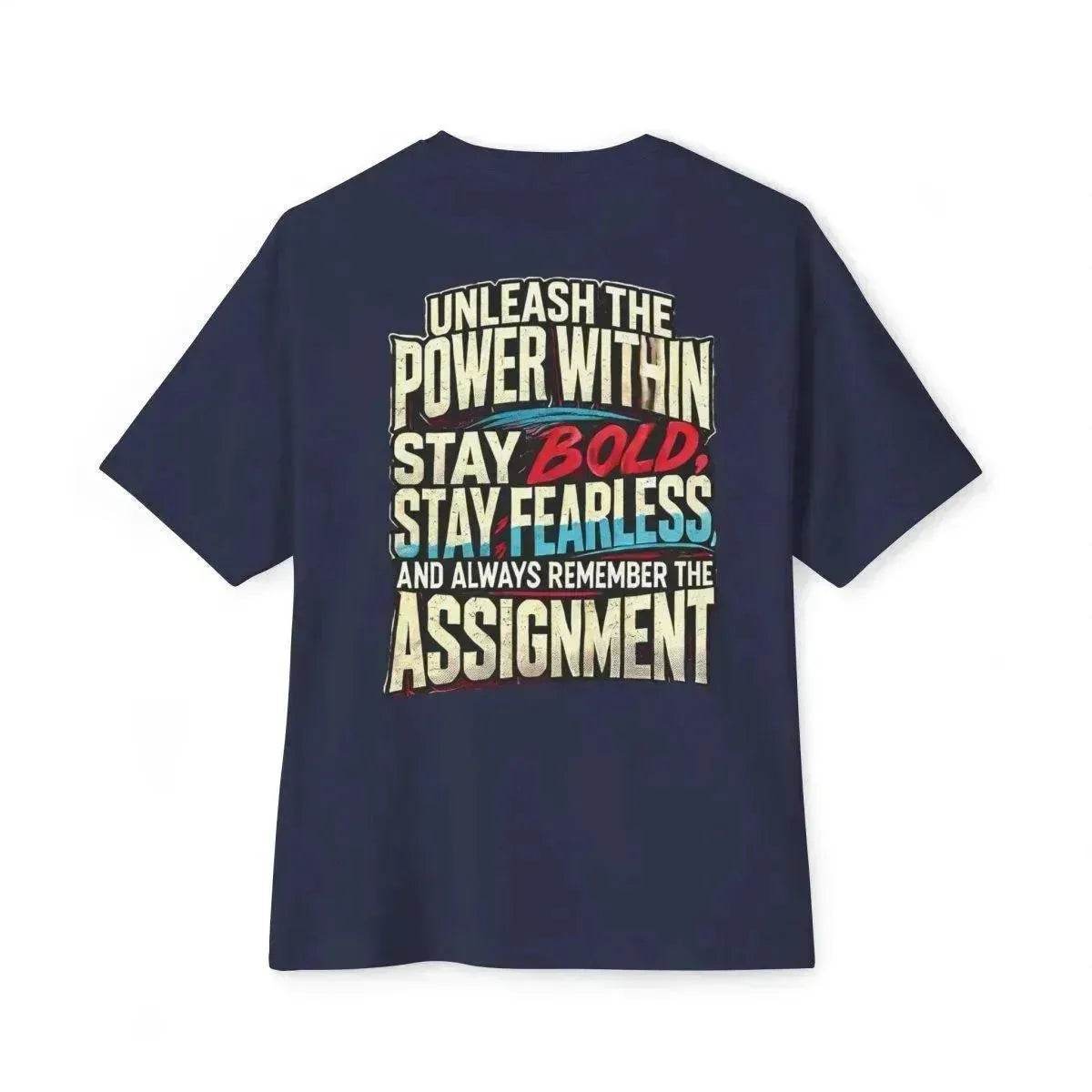 Beesmoove stay fearless Oversized Boxy Tee - Beesmoove 